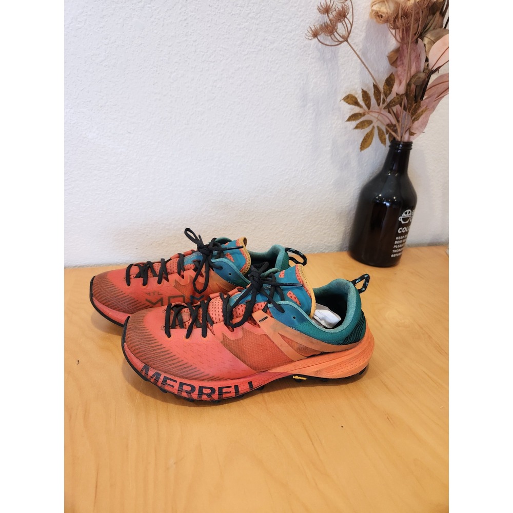 Merrell MTL Long Sky Trail Running Shoes Vibram Mens Size 8 Orange